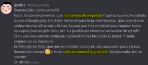 Resultados del MÁSTER de ANDROID 3