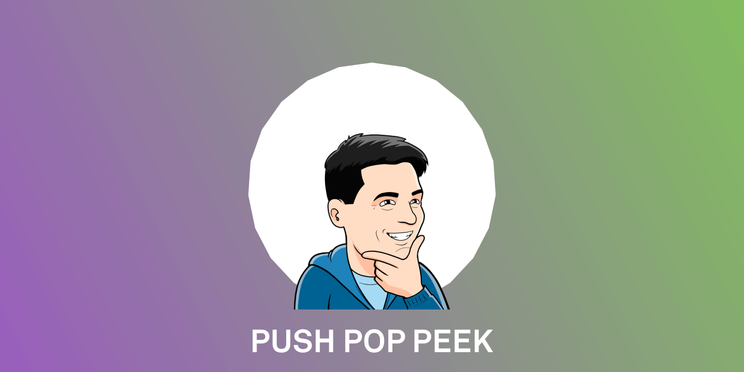 push pop peek